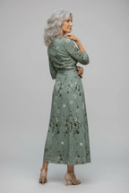 Selora | Halter Neck Bloom Flow Maxi Dress