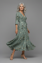 Selora | Halter Neck Bloom Flow Maxi Dress