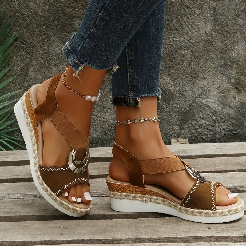 Zara | Stylowe Sandały na Platformie
