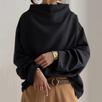 Nadia | Elegancki sweter z wysokim kołnierzem