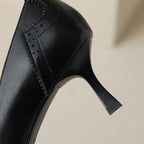 Célora Leather Stiletto Heels