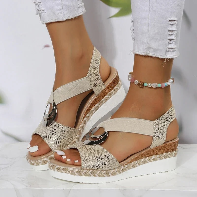 Zara | Stylowe Sandały na Platformie