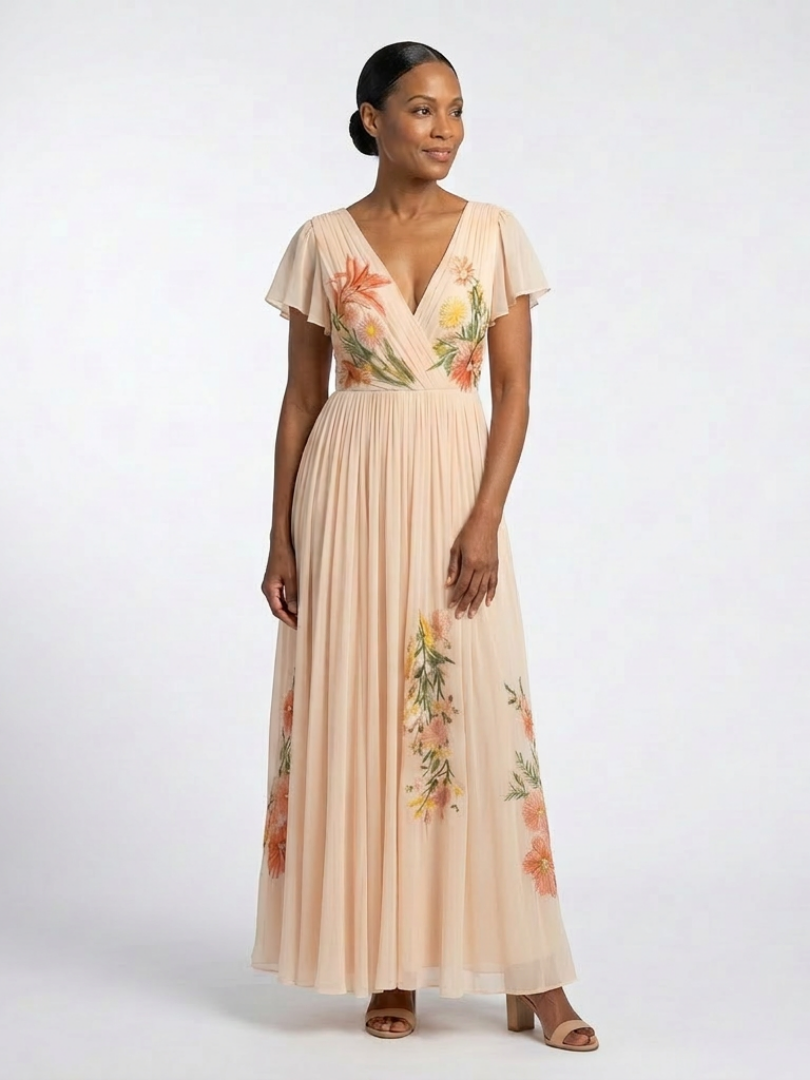 CALISTA | Floral Maxi Dress