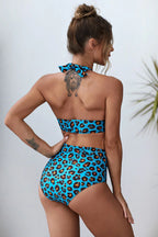 Lisa | Luźny Styl Bikini z Wzorem Lwów