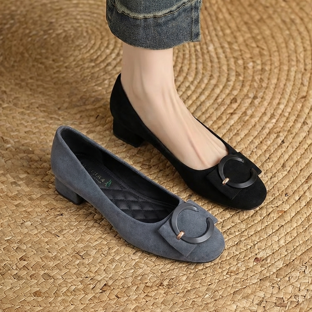Elisé Suede Ballet Flats