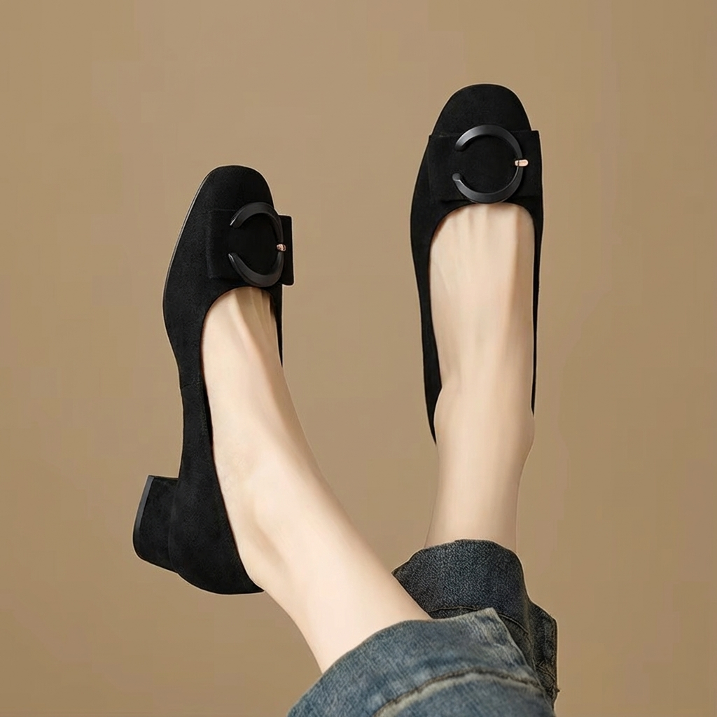 Elisé Suede Ballet Flats