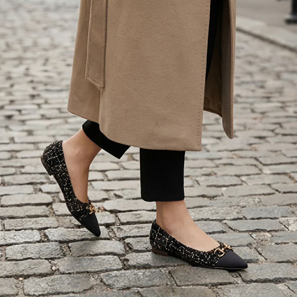 Tweed Baleriny Verona