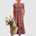 VALENCIA | ELEGANT FLORAL DRESS